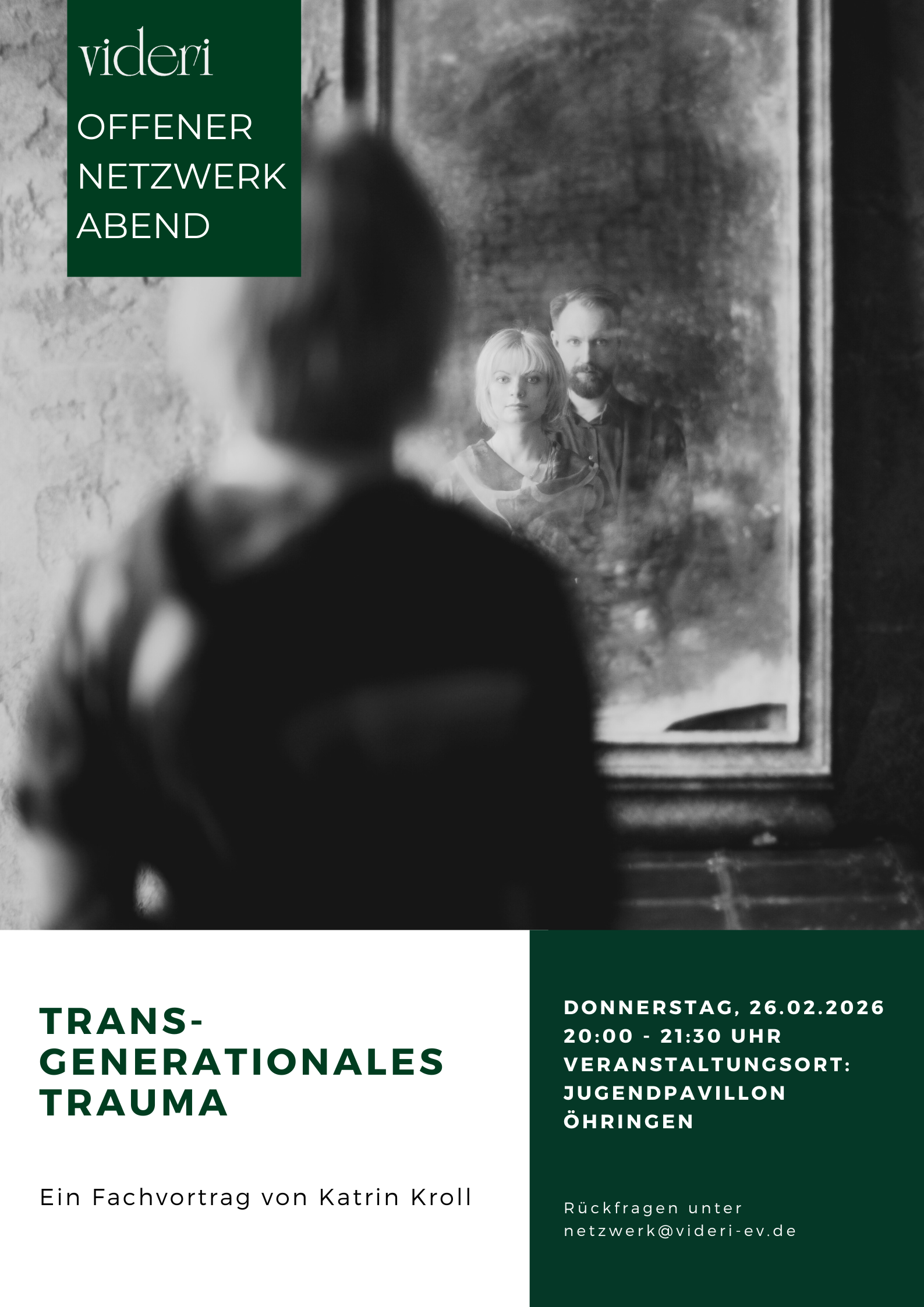 Flyer Trangenerationales Trauma Netzwerkabend